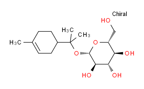 CAS No. 39015-85-5, Beta-D-Glucopyranoside,1-methyl-1-(4-methyl-3-cyclohexen-1-yl)ethyl