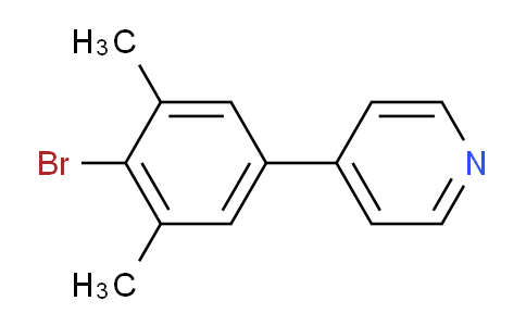 CAS No. 1458655-85-0, 4-(4-bromo-3,5-dimethyl-phenyl)-pyridine