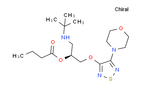 CAS No. 106351-79-5, O-Butyryl timolol