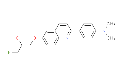 DY799957 | 1374107-46-6 | 1-[2-[4-(Dimethylamino)phenyl]quinolin-6-yl]oxy-3-fluoropropan-2-ol