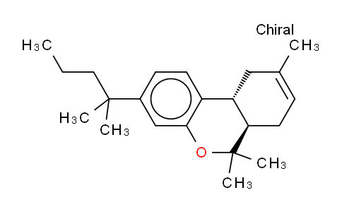 DY800060 | 259869-55-1 | (6aR,10aR)-3-(1,1-二甲基丁基)-6a,7,10,10a-四氢-6,6,9-三甲基-6H-二苯并[b,d]吡喃