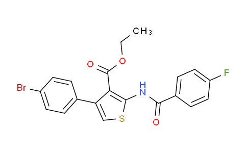 DY800141 | 312939-98-3 | 4-(4-Bromo-phenyl)-2-(4-fluoro-benzoylamino)-thiophene-3-carboxylic acid ethyl ester