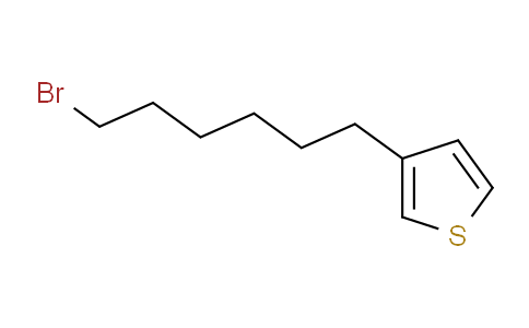 CAS No. 125878-91-3, 3-(6-Bromohexyl)thiophene