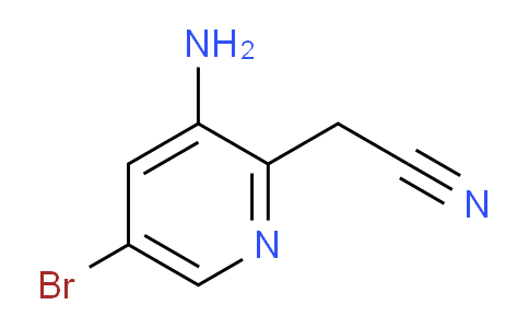 CAS No. 886373-07-5, 2-(3-amino-5-bromopyridin-2-yl)acetonitrile