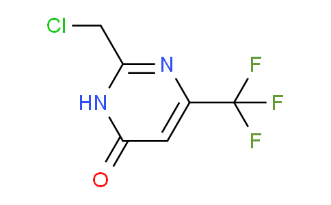 CAS No. 1240596-45-5, 4(3H)-Pyrimidinone, 2-(chloromethyl)-6-(trifluoromethyl)-