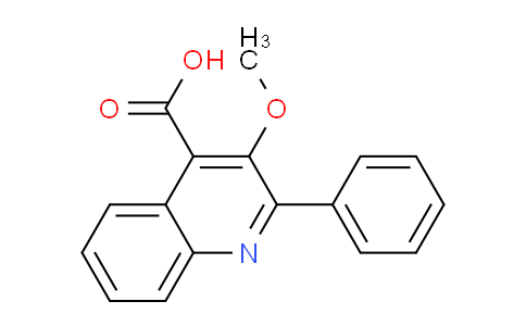 CAS No. 41957-64-6, 3-methoxy-2-phenylquinoline-4-carboxylic acid