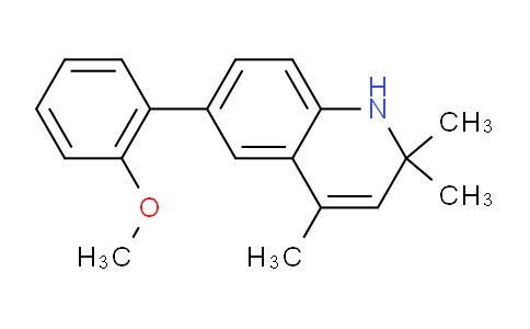 CAS No. 666726-32-5, 6-(2-methoxyphenyl)-2,2,4-trimethyl-1,2-dihydroquinoline