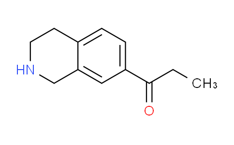 CAS No. 763083-77-8, 1-(1,2,3,4-Tetrahydroisoquinolin-7-yl)propan-1-one