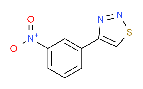 CAS No. 77414-51-8, 4-(3-Nitrophenyl)-1,2,3-thiadiazole