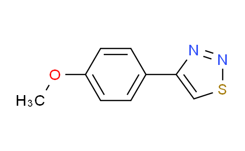 CAS No. 18212-22-1, 4-(4-Methoxyphenyl)-1,2,3-thiadiazole