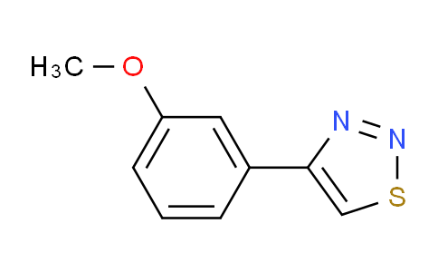 CAS No. 337924-95-5, 4-(3-Methoxyphenyl)-1,2,3-thiadiazole