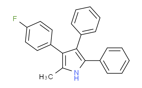CAS No. 682344-18-9, 1H-Pyrrole, 3-(4-fluorophenyl)-2-methyl-4,5-diphenyl-