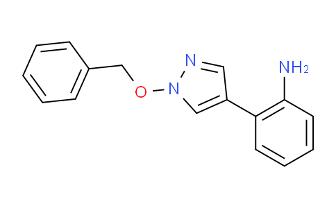 CAS No. 229171-17-9, 2-(1-(Benzyloxy)-1H-pyrazol-4-yl)aniline
