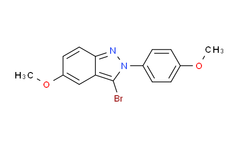 CAS No. 848142-58-5, 3-Bromo-5-methoxy-2-(4-methoxy-phenyl)-2H-indazole