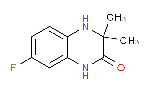 CAS No. 146739-36-8, 7-fluoro-3,3-dimethyl-3,4-dihydroquinoxalin-2(1H)-one