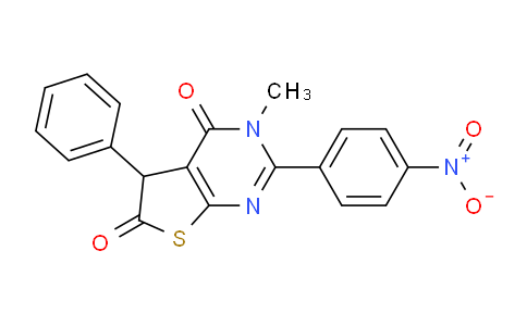 CAS No. 174072-92-5, 3-Methyl-2-(4-nitro-phenyl)-5-phenyl-3,5-dihydro-thieno[2,3-d]pyrimidine-4,6-dione