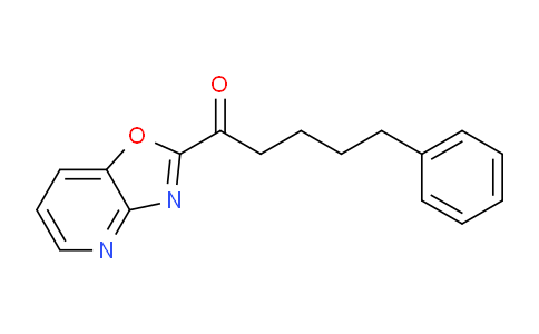 CAS No. 288862-80-6, 1-(oxazolo[4,5-b]pyridin-2-yl)-5-phenylpentan-1-one