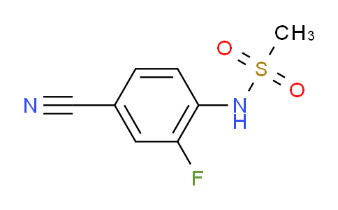 CAS No. 401909-16-8, N-(4-Cyano-2-fluorophenyl)methanesulfonamide