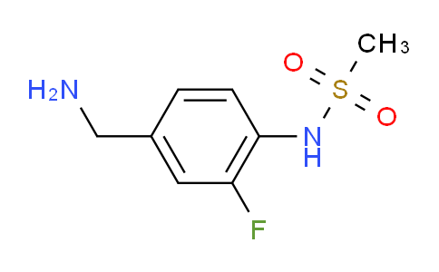 CAS No. 565448-36-4, N-(4-(aminomethyl)-2-fluorophenyl)methanesulfonamide