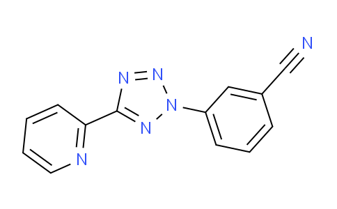 CAS No. 507268-13-5, 3-(5-Pyridin-2-yl-tetrazol-2-yl)-benzonitrile