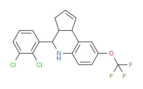CAS No. 746659-45-0, 4-(2,3-dichlorophenyl)-8-(trifluoromethoxy)-3a,4,5,9b-tetrahydro-3H-cyclopenta[c]quinoline