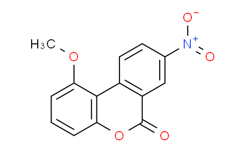 CAS No. 239070-95-2, 1-Methoxy-8-nitro-6H-dibenzo[b,d]pyran-6-one