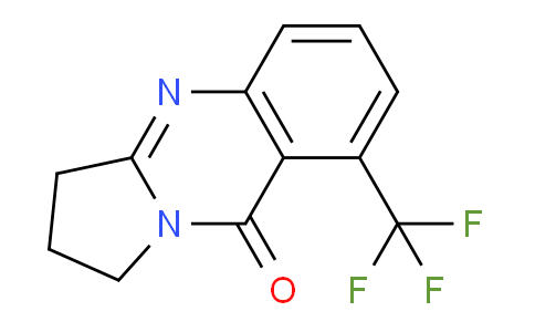 CAS No. 642491-87-0, 2,3-Dihydro-8-(trifluoromethyl)pyrrolo[2,1-b]quinazolin-9(1H)-one