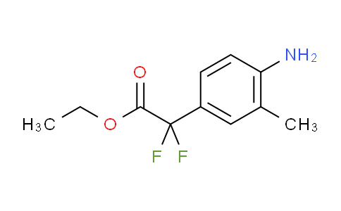 CAS No. 1260683-33-7, ethyl 2-(4-amino-3-methylphenyl)-2,2-difluoroacetate