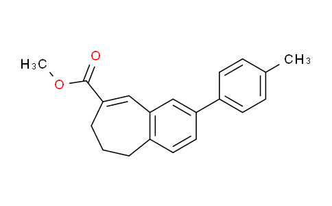 CAS No. 274673-50-6, 3-p-Tolyl-8,9-dihydro-7H-benzocycloheptene-6-carboxylic acid methyl ester