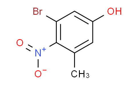 CAS No. 93796-59-9, 3-bromo-5-methyl-4-nitrophenol
