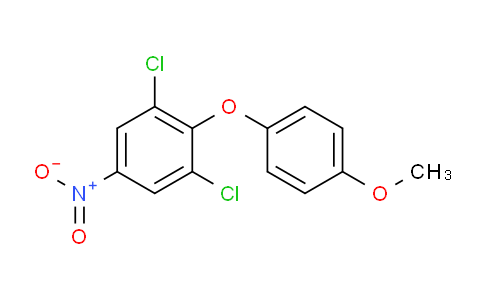 CAS No. 60962-92-7, 1,3-dichloro-2-(4-methoxyphenoxy)-5-nitrobenzene