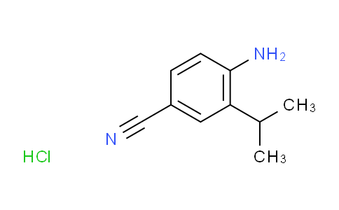 CAS No. 184163-18-6, 4-Cyano-2-isopropylaniline hydrochloride