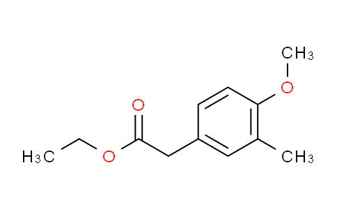 CAS No. 4503-90-6, Ethyl 2-(4-methoxy-3-methylphenyl)acetate