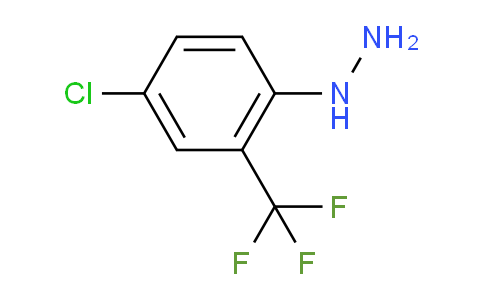 CAS No. 1513-34-4, (4-chloro-2-(trifluoromethyl)phenyl)hydrazine