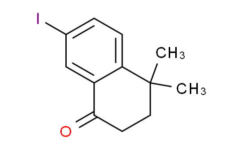 CAS No. 166977-96-4, 7-iodo-4,4-dimethyl-3,4-dihydronaphthalen-1(2H)-one