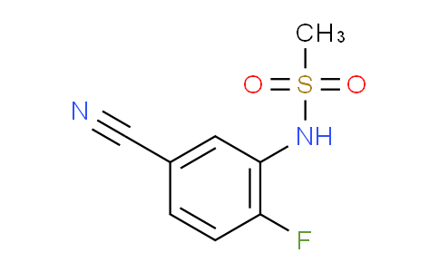 CAS No. 943845-31-6, N-(5-cyano-2-fluorophenyl)methanesulfonamide