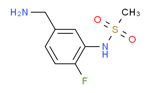 CAS No. 943894-81-3, Methanesulfonamide, N-[5-(aminomethyl)-2-fluorophenyl]-