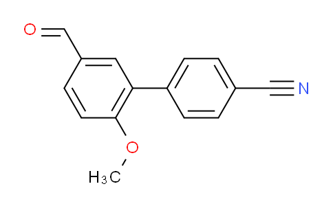 CAS No. 364590-88-5, 5'-Formyl-2'-methoxy-biphenyl-4-carbonitrile