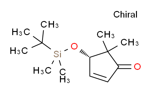 CAS No. 167965-99-3, (S)-4-(tert-butyldimethylsilyloxy)-5,5-dimethylcyclopent-2-enone