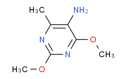CAS No. 84538-45-4, 5-amino-2,4-dimethoxy-6-methylpyrimidine