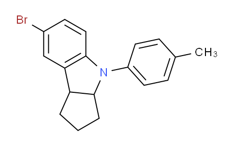 CAS No. 1250863-85-4, 7-BroMo-1,2,3,3a,4,8b-hexahydro-4-(4-Methylphenyl)cyclopent[b]indole