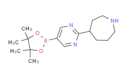 CAS No. 1015242-05-3, 4-(5-(4,4,5,5-tetramethyl-[1,3,2]dioxaborolan-2-yl)pyrimidin-2-yl)-azepane