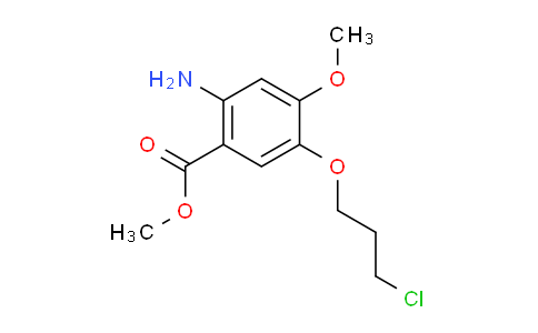 CAS No. 380844-26-8, Methyl 2-amino-5-(3-chloropropoxy)-4-Methoxybenzoate