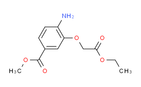 CAS No. 1096309-38-4, methyl 4-amino-3-(2-ethoxy-2-oxoethoxy)benzoate