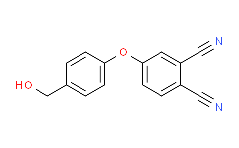 CAS No. 649553-07-1, 4-(4-(Hydroxymethyl)phenoxy)phthalonitrile