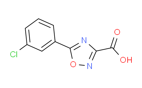 CAS No. 1260774-15-9, 5-(3-Chlorophenyl)-1,2,4-oxadiazole-3-carboxylic acid