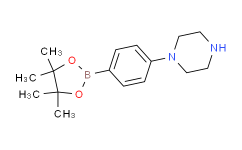 CAS No. 912369-50-7, 1-(4-(4,4,5,5-Tetramethyl-1,3,2-dioxaborolan-2-yl)phenyl)piperazine