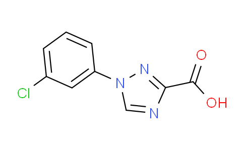 CAS No. 90839-68-2, 1-(3-Chloro-phenyl)-1H-[1,2,4]triazole-3-carboxylic acid