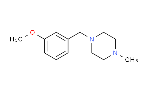 CAS No. 414879-55-3, 1-(3-methoxybenzyl)-4-methylpiperazine