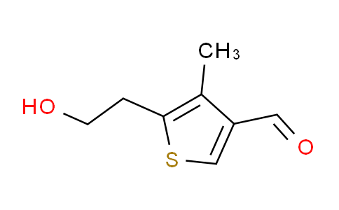 CAS No. 334687-35-3, 5-(2-Hydroxyethyl)-4-methylthiophene-3-carbaldehyde
